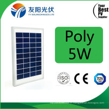Panneau solaire polyvalent 5W haute qualité pour système solaire Pico
